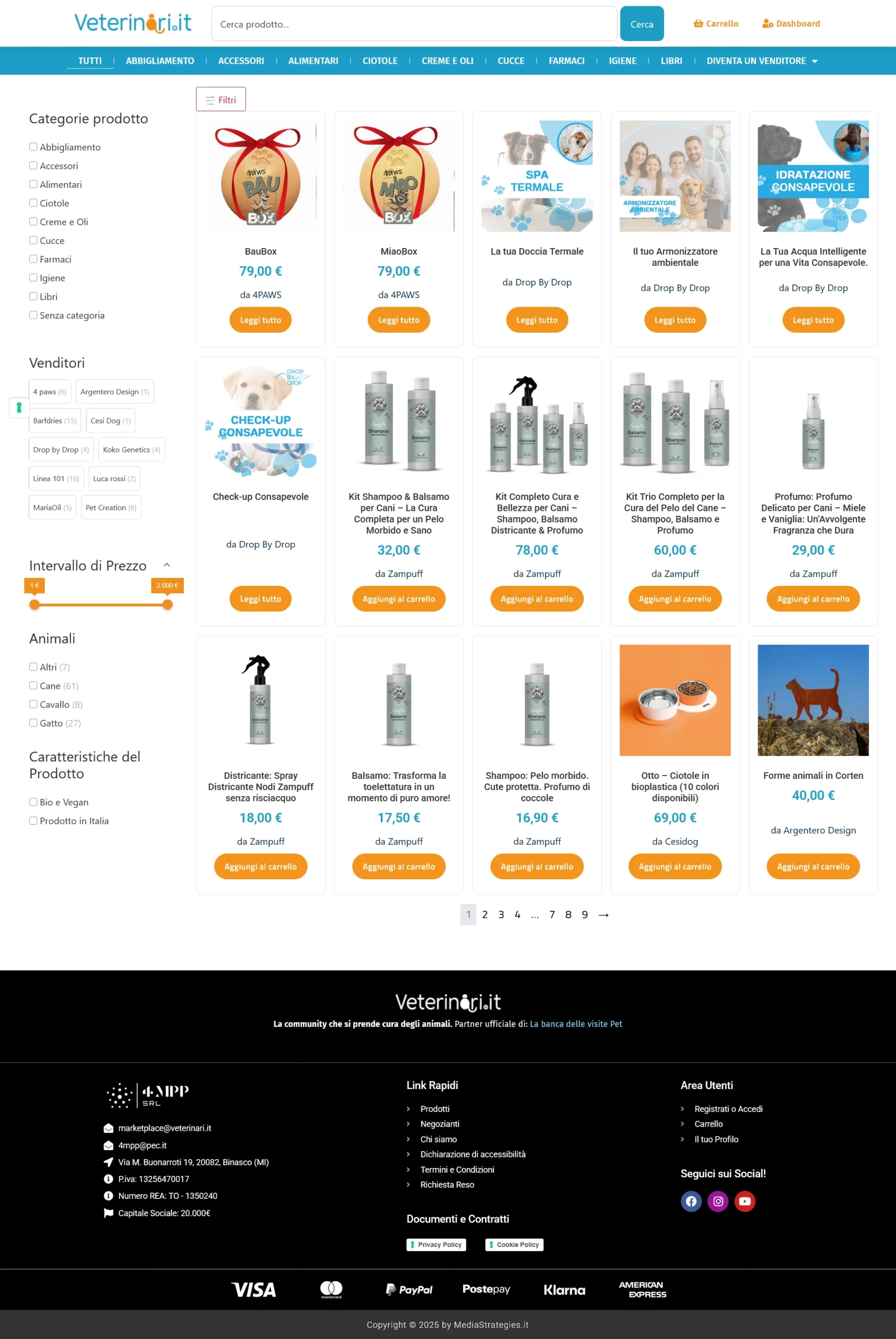 shop veterinari parte ecommerce