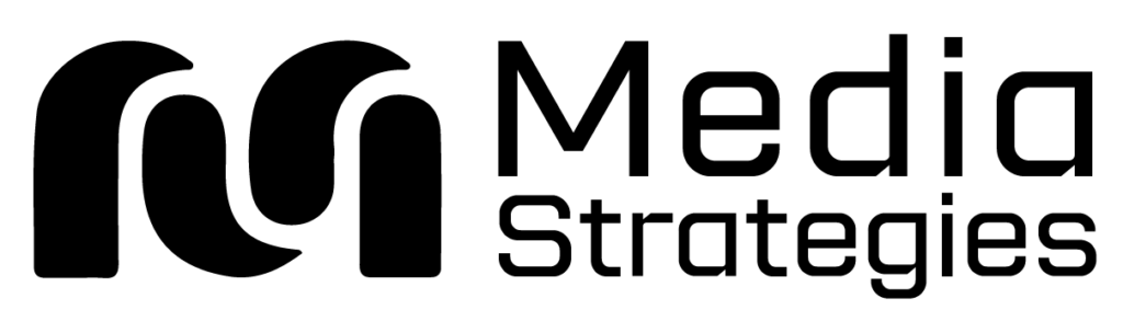 Logo negativo MediaStrategies