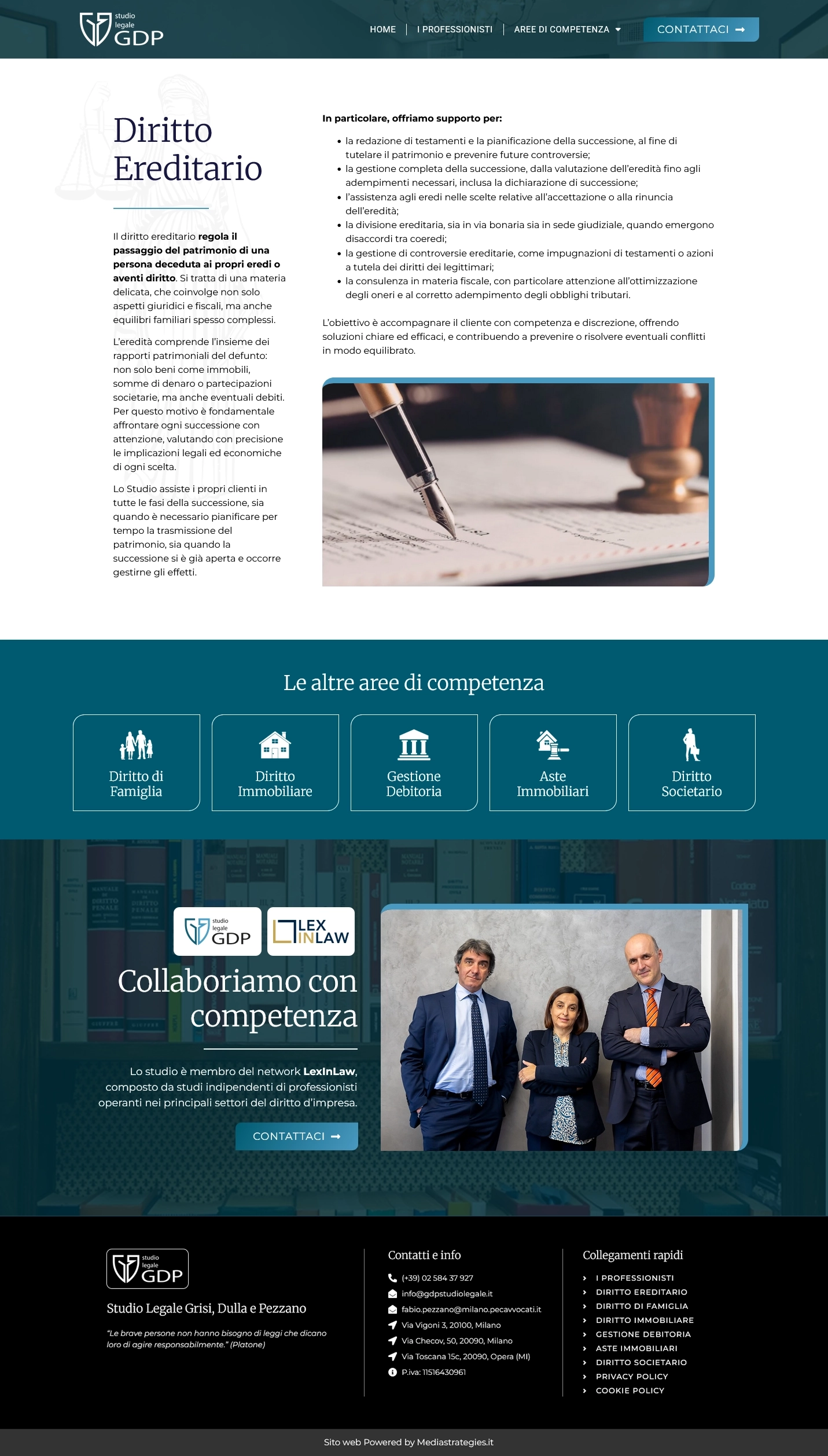 studio legale gdp pagina servizio